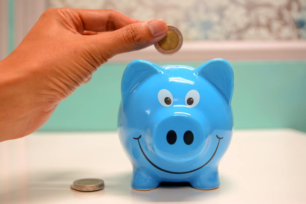 piggy bank saving money